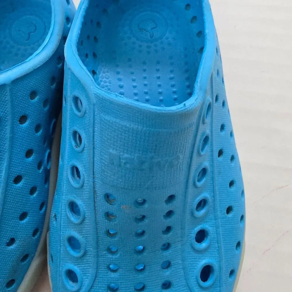 Native Jefferson Slip On Kids Water Shoes Blue Size C6 Lightweight Comfortable